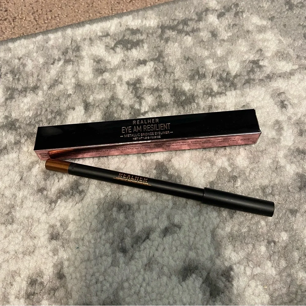 NEW RealHer Eye AM Resilient Metallic Bronze Eyeliner